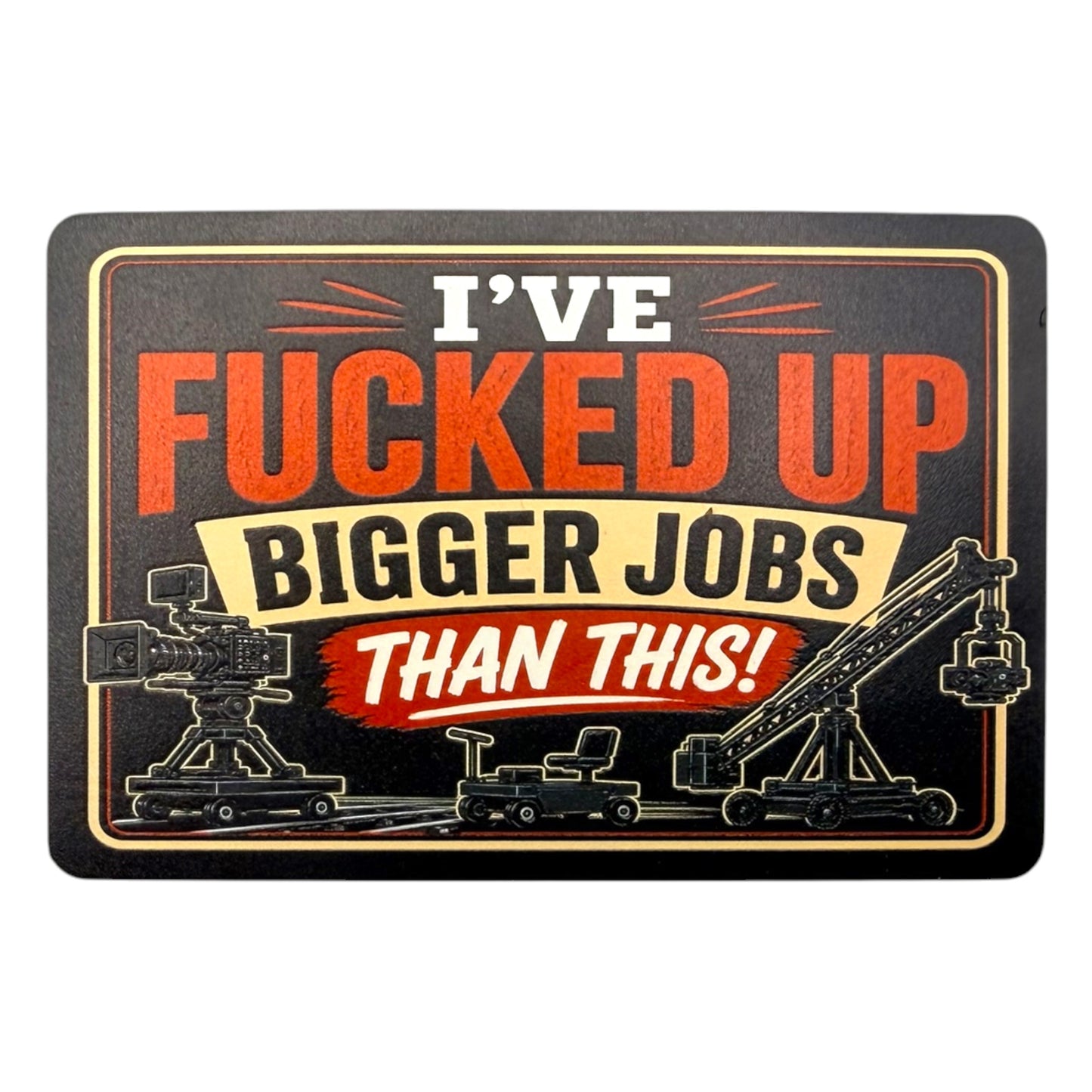 “Bigger Jobs” UV Printed Velcro Patch