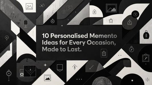 Professional header image for list-based article: 10 Personalised Memento Ideas for Every Occasion, Made to...