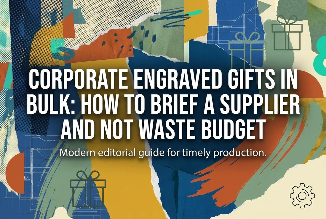 Professional header image for step-by-step guide: Corporate Engraved Gifts in Bulk: How to Brief a Supplier...