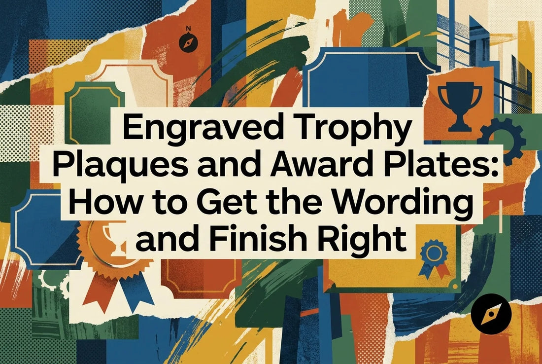Professional header image for step-by-step guide: Engraved Trophy Plaques and Award Plates: How to Get the ...