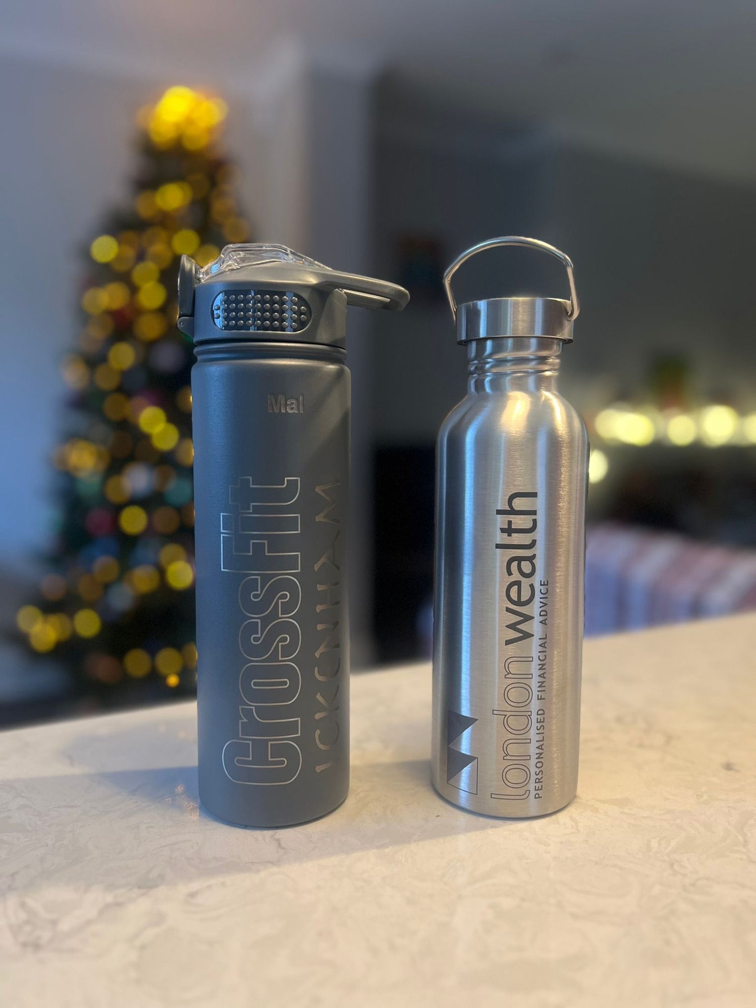 Water bottles