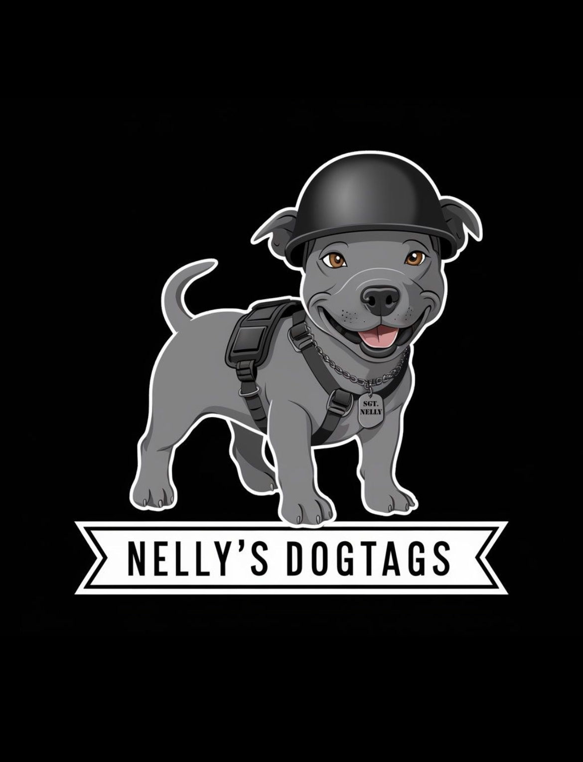 Nelly’s dog tags