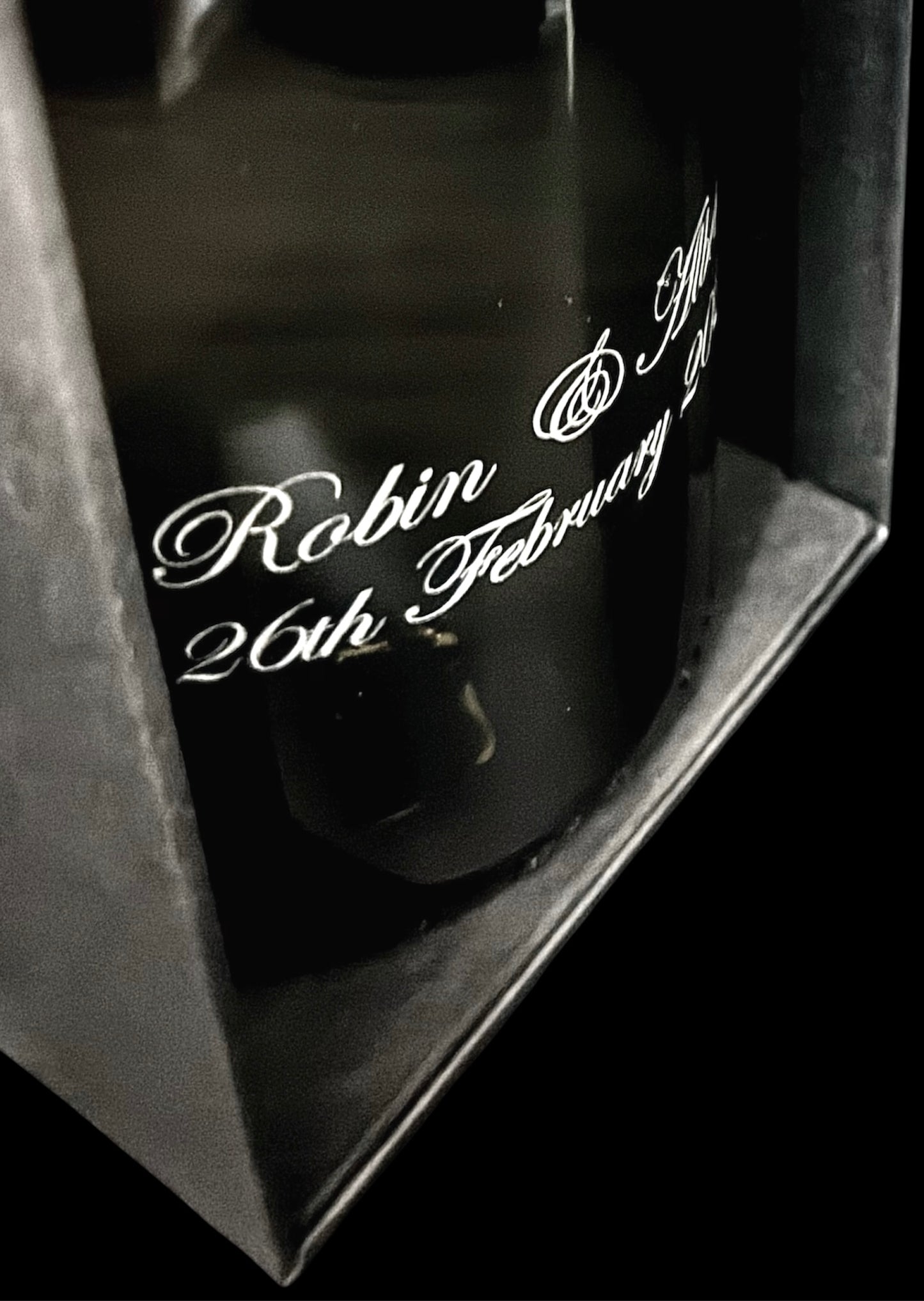 Custom Engraved Glass Bottle