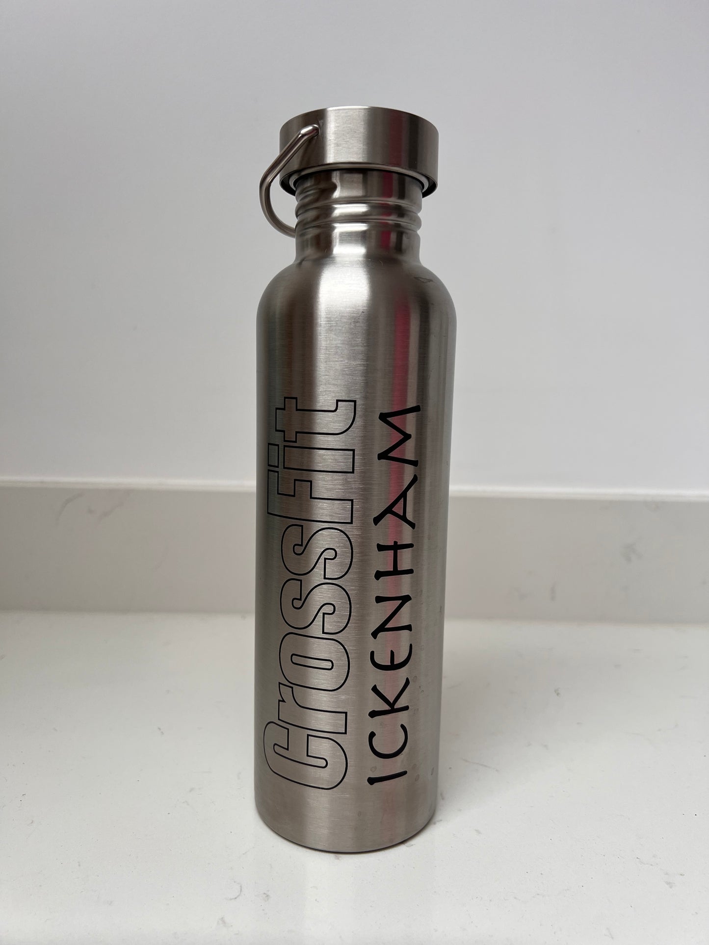 Personalised 750ml stainless steel water bottle