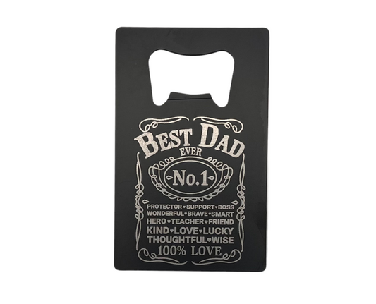 Credit Card Bottle Opener - Best Dad Ever