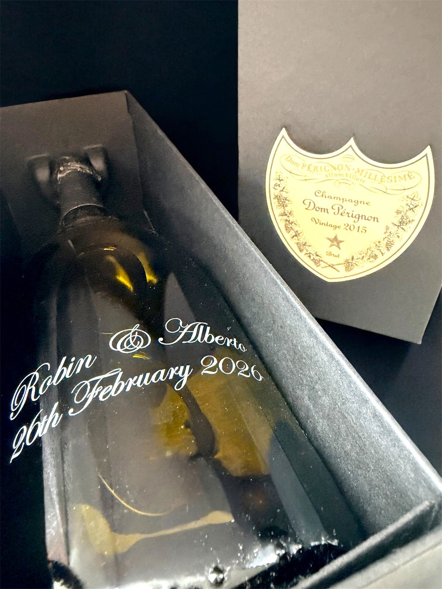 Custom Engraved Glass Bottle