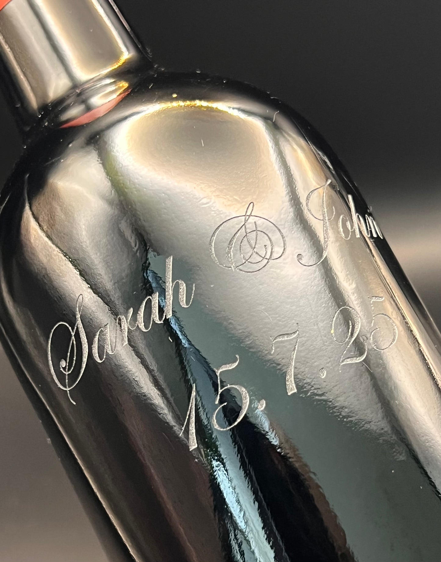 Custom Engraved Glass Bottle