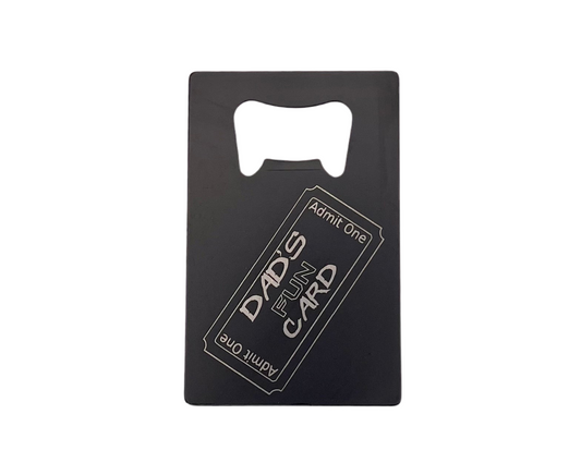 Credit Card Bottle Opener - Fun Card