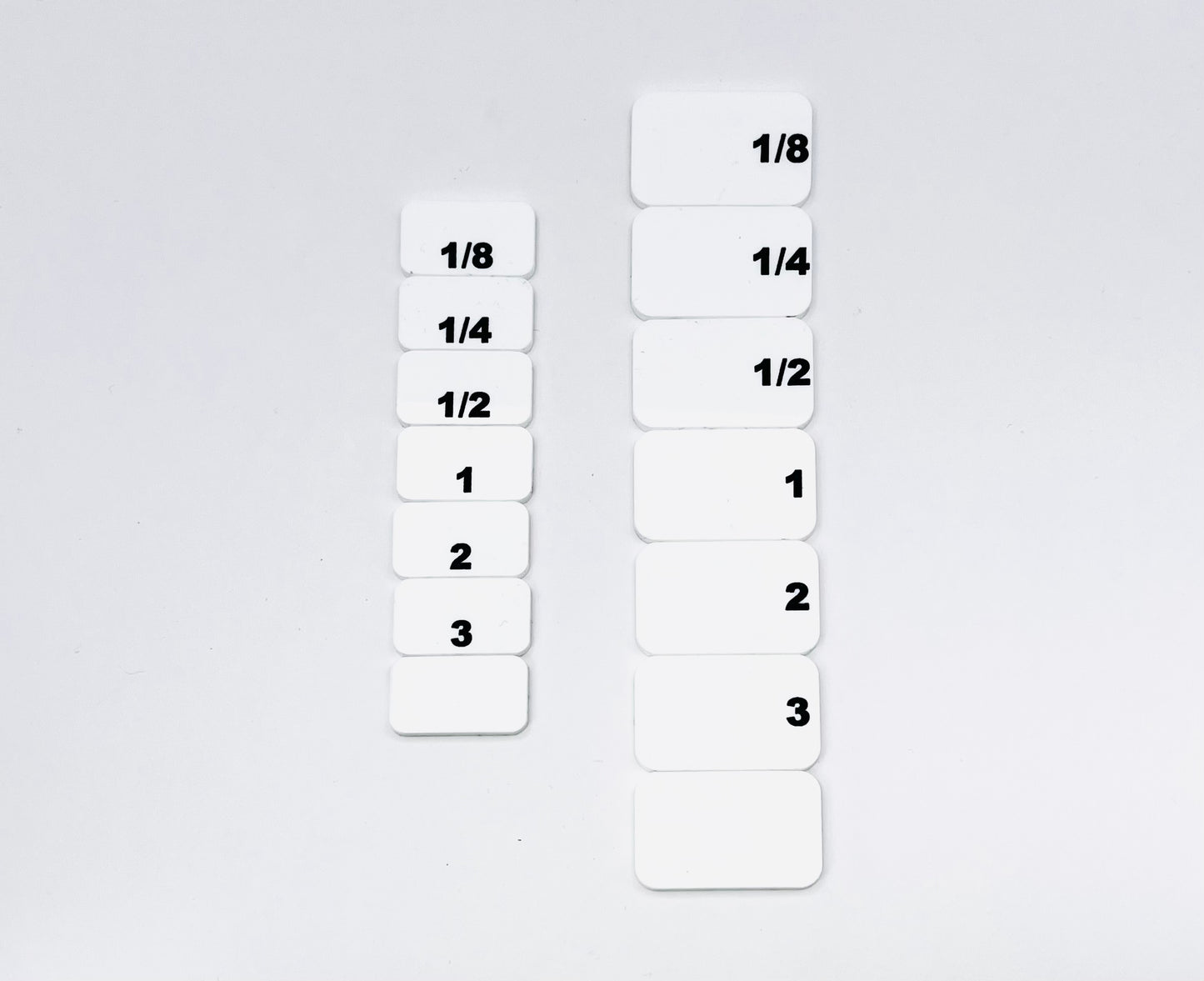 Blank Filter Tab Sets